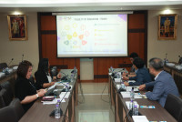 ให้การต้อนรับคณะอาคันตุกะจาก Busan National University of Education