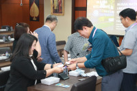 ให้การต้อนรับคณะอาคันตุกะจาก Busan National University of Education