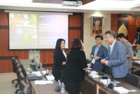 ให้การต้อนรับคณะอาคันตุกะจาก Busan National University of Education