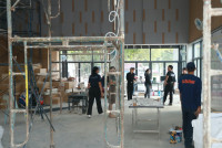 คณะศึกษาศาสตร์ มช. ติดตามความก้าวหน้าโครงการปรับปรุงโรงอาหารและอาคารกิจกรรมนักศึกษา