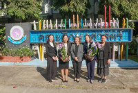 ผู้บริหารคณะศึกษาศาสตร์ แสดงความยินดีแก่ผู้บริหารและคณาจารย์ในโอกาสดำรงตำแหน่งทางวิชาการที่สูงขึ้น ในการประชุมคณะกรรมการบริหารประจำคณะ ครั้งที่ 12/2568