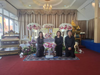 ผู้บริหาร คณาจารย์ คณาจารย์อาวุโส และเจ้าหน้าที่ คณะศึกษาศาสตร์ มช. ร่วมพิธีบำเพ็ญกุศลสวดอภิธรรม รองศาสตราจารย์ ดร.ต่าย เซียงฉี