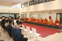 คณะศึกษาศาสตร์ มช. จัดพิธีทำบุญโรงอาหารและอาคารกิจกรรมนักศึกษา หลังปรับปรุงเสร็จสิ้น