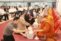 คณะศึกษาศาสตร์ มช. จัดพิธีทำบุญโรงอาหารและอาคารกิจกรรมนักศึกษา หลังปรับปรุงเสร็จสิ้น