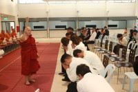 คณะศึกษาศาสตร์ มช. จัดพิธีทำบุญโรงอาหารและอาคารกิจกรรมนักศึกษา หลังปรับปรุงเสร็จสิ้น