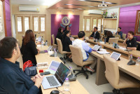 ผู้บริหารคณะศึกษาศาสตร์ แสดงความยินดีกับ ศาสตราจารย์ ดร.ชรินทร์ มั่งคั่ง ในโอกาสได้รับโปรดเกล้าฯ แต่งตั้งให้ดำรงตำแหน่ง ศาสตราจารย์