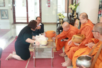 คณะศึกษาศาสตร์ มช. จัดพิธีทำบุญตักบาตรเนื่องในงานกิจกรรมรำลึกพระคุณครู ประจำปี 2569