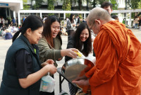 คณะศึกษาศาสตร์ มช. จัดพิธีทำบุญตักบาตรเนื่องในงานกิจกรรมรำลึกพระคุณครู ประจำปี 2569