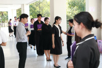 ดุษฎีบัณฑิต มหาบัณฑิต และบัณฑิตคณะศึกษาศาสตร์ มช. ร่วมฝึกซ้อมพิธีพระราชทานปริญญาบัตร มหาวิทยาลัยเชียงใหม่ ครั้งที่ 60