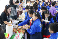 งานเลี้ยงขอบคุณนักกีฬา บุคลากร และผู้ปกครอง ที่เข้าร่วมการแข่งขันกีฬาสาธิตสามัคคี ครั้งที่ 48 