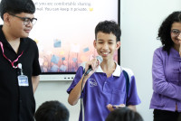 นักศึกษาป.โท สาขาวิชาสุขภาพจิต ดูงานแนะแนว