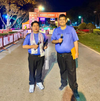 คณะศึกษาศาสตร์ มช. ร่วมปฏิบัติหน้าที่ในการแข่งขันวิ่งการกุศลมหาวิทยาลัยเชียงใหม่ - เชียงใหม่มาราธอน ครั้งที่ 9 