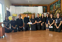 ผู้บริหารและเจ้าหน้าที่คณะศึกษาศาสตร์ มช. ร่วมวางพวงหรีดไว้อาลัยแด่ คุณพ่อศรชัย เดชวงศ์ญา