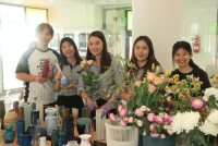 คณะศึกษาศาสตร์ มช. ชวนนักศึกษาฝึกใจให้อยู่กับปัจจุบัน ผ่านวิถีแห่งความงาม {Kohrinka} ศิลปะการจัดดอกไม้แบบญี่ปุ่น