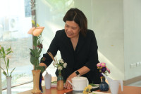 คณะศึกษาศาสตร์ มช. ชวนนักศึกษาฝึกใจให้อยู่กับปัจจุบัน ผ่านวิถีแห่งความงาม {Kohrinka} ศิลปะการจัดดอกไม้แบบญี่ปุ่น