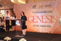 สาขาวิชาศิลปศึกษา ชวนเสพศิลป์! นิทรรศการศิลปนิพนธ์ {Genesis}  โชว์ศักยภาพนักศึกษาศิลปศึกษา ณ ศูนย์การค้าเมญ่า