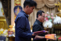 บำเพ็ญกุศลศพ คุณพ่ออิ่นคำ