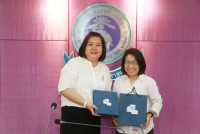 คณบดีคณะศึกษาศาสตร์ มช. ให้โอวาทกับนักศึกษา ป.เอก ที่ได้รับทุนแลกเปลี่ยน Erasmus+ Short-term Doctoral Mobility Scholarship ณ ประเทศฮังการี
