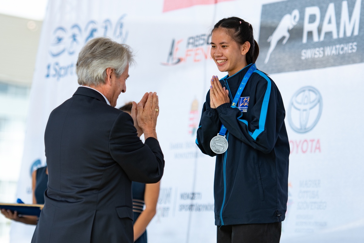นักศึกษาสาขาวิชาพลศึกษา คว้าเหรียญเงิน ใน UIPM 2019 Pentathlon and Laser Run World Championships ณ เมืองบูดาเปสต์ ประเทศฮังการี 