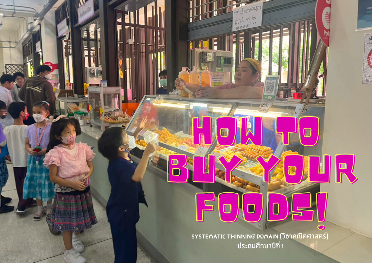 โรงเรียนสาธิต มช. ระดับอนุบาลและประถมศึกษา จัดกิจกรรม “How to Buy Your Foods” สำหรับนักเรียนชั้น ป.1