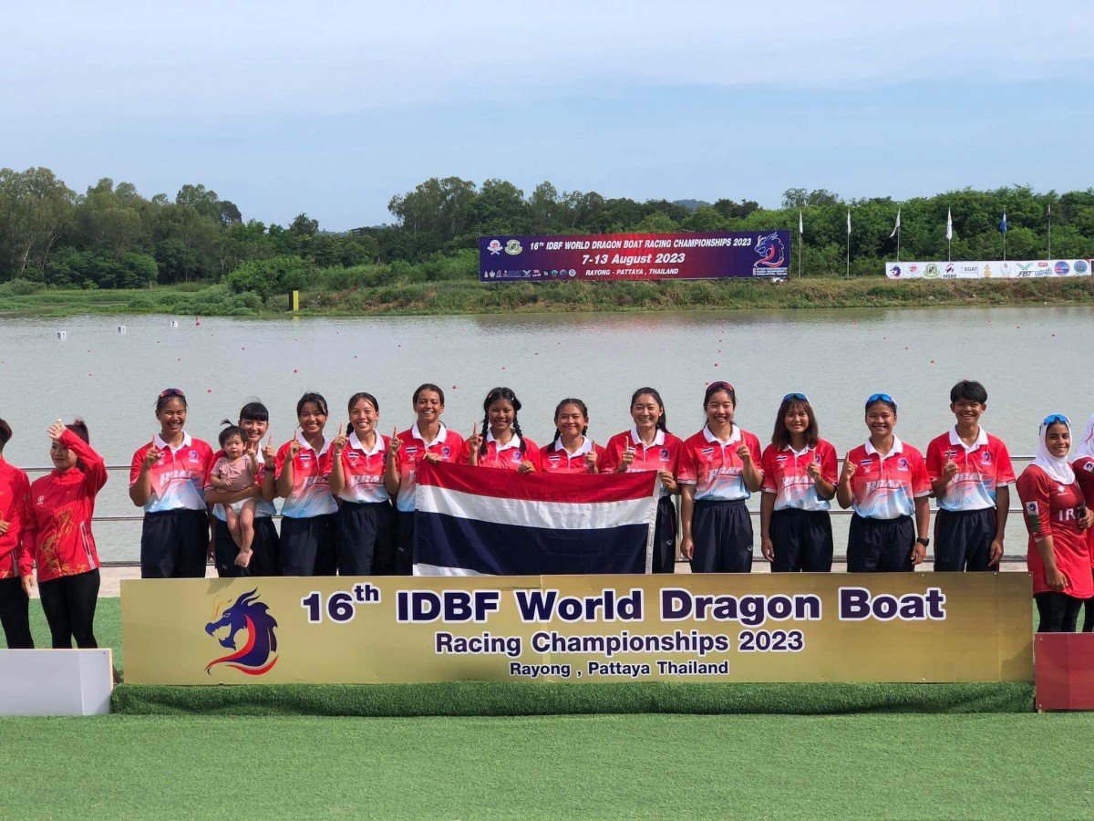 นักศึกษาสาขาวิชาพลศึกษา ได้รับคัดเลือกเป็นตัวแทนทีมชาติไทยไปแข่งขันกีฬาเรือพายในรายการ 16th IDBF 