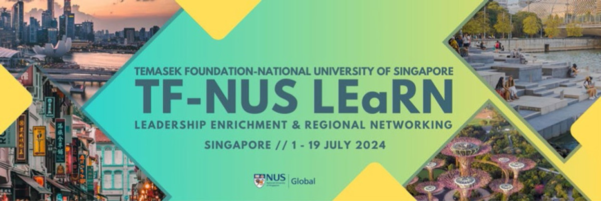 TF-NUS LEaRN 2024 ณ National University of Singapore ประเทศสิงคโปร์