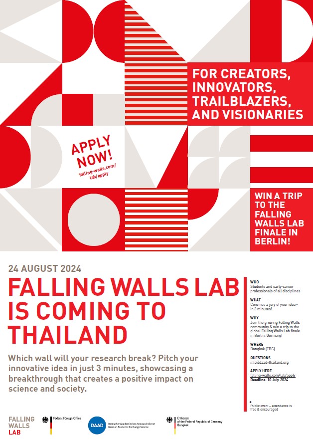 Falling Walls Lab Thailand 2024 ณ กรุงเทพฯ