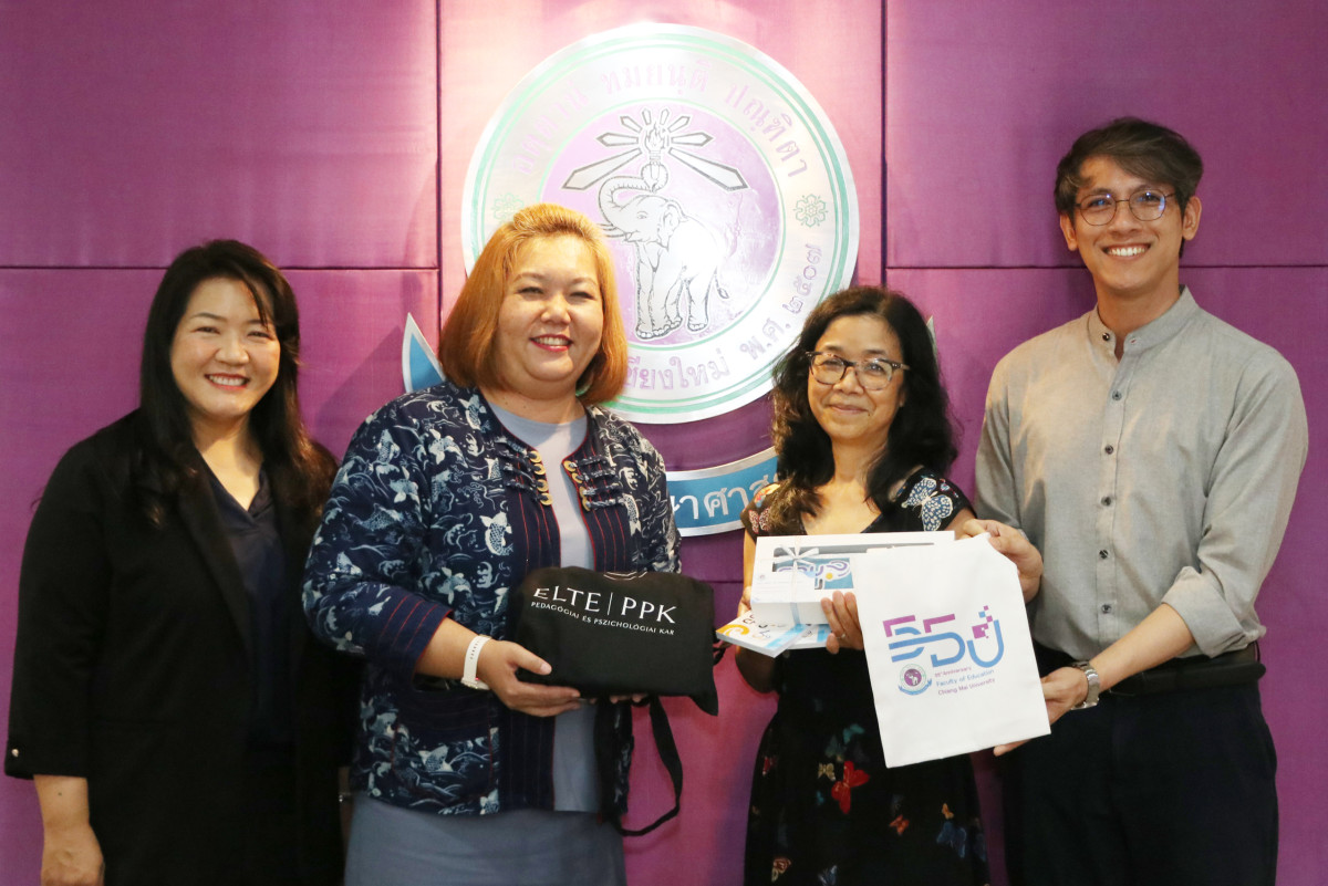 The executives of the Faculty of Education, Chiang Mai University, welcomed Dr. Lan Anh Nguyen Luu from the Institute of Intercultural Psychology and Education, Faculty of Education and Psychology, Eötvös Loránd University (ELTE), Hungary.
