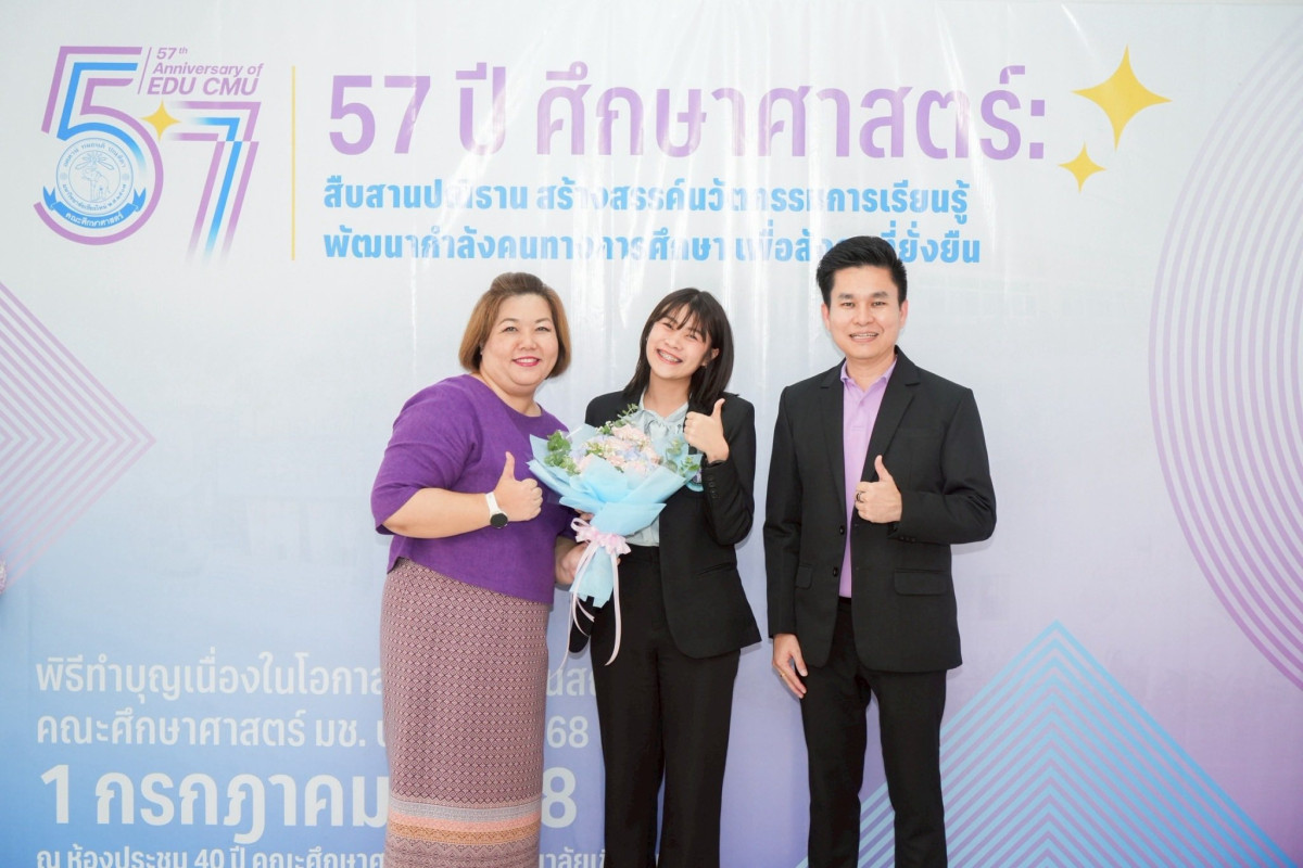 โรงเรียนสาธิต มช. ระดับอนุบาลและประถมศึกษาขอแสดงความยินดีในโอกาสที่ อาจารย์ไชยรัตน์ นิติกาญจนโภคิน และ อาจารย์สิรรินทร์ จิโนรส ได้รับ 