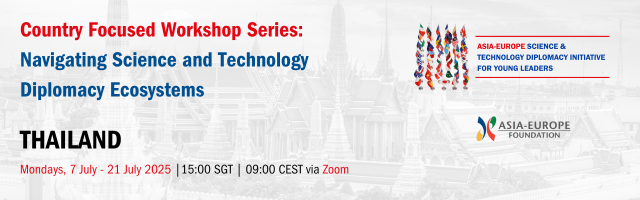 การประชุม SEF Workshop Series on Science and Technology Diplomacy in Thailand