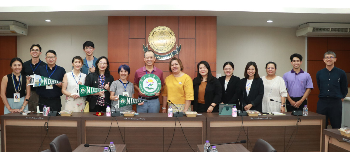 ต้อนรับอะคันตุกะจาก National Dong Hwa University (NDTU) ไต้หวัน