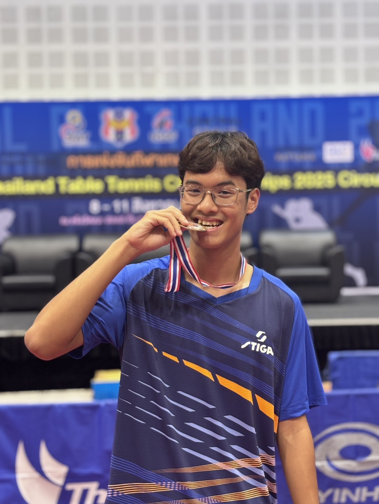ศึกษาศาสตร์ มช. สุดปลื้ม! นักศึกษาพลศึกษา คว้าที่ 3 เทเบิลเทนนิสระดับประเทศ