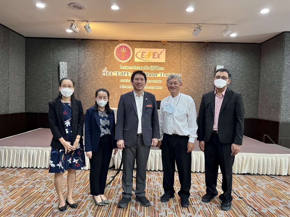 ผู้บริหารคณะศึกษาศาสตร์ มช. เข้าร่วมโครงการประชุมเชิงปฏิบัติการ เรื่อง EdPEx facilitator training