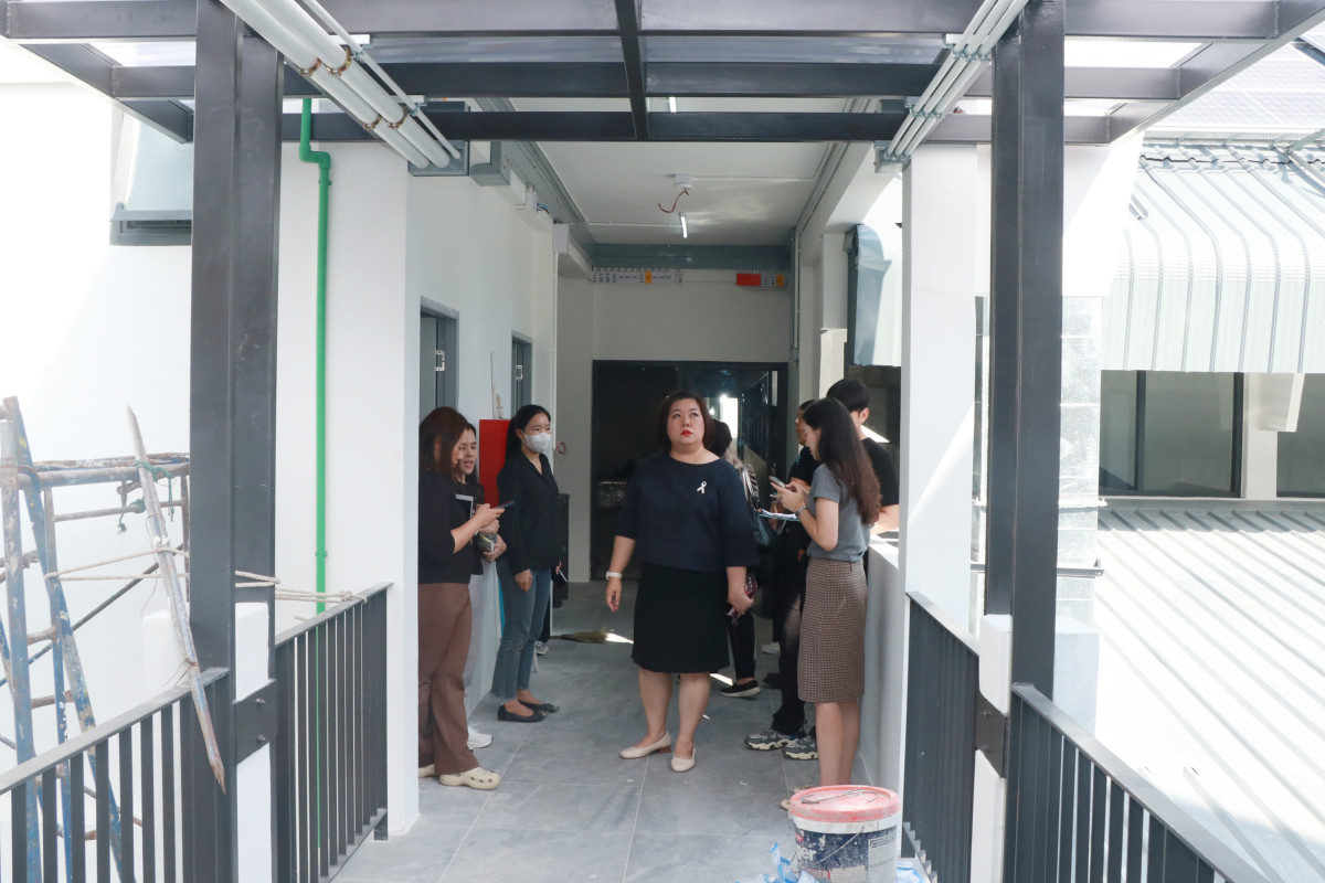 คณะศึกษาศาสตร์ มช. ติดตามความก้าวหน้าโครงการปรับปรุงโรงอาหารและอาคารกิจกรรมนักศึกษา