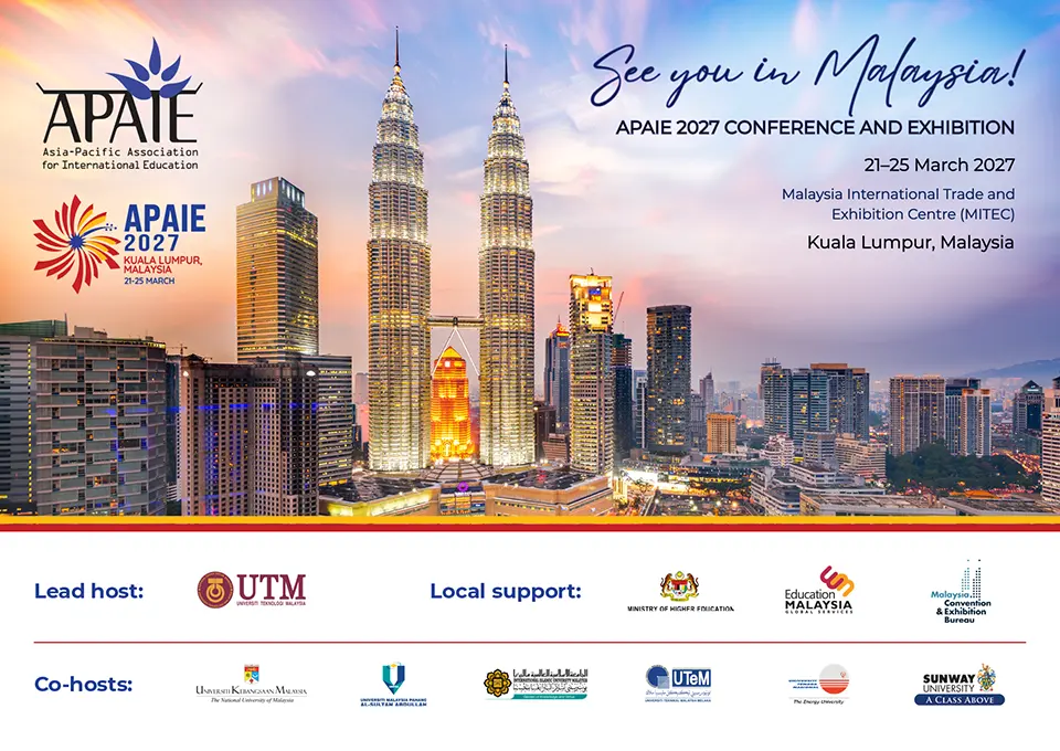 เชิญชวนการเข้าร่วมนำเสนอผลงานในงาน Asia Pacific Association for International Higher Education 2027